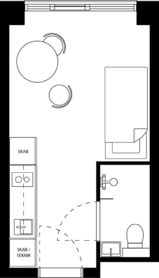 Plantegning for: Gammelhavn 44, 1. 2